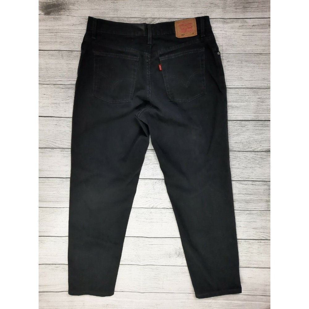 LEVI'S 550 Classic Relaxed Stretch Black Jeans 14